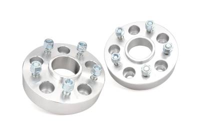 Rough Country Suspension Systems - Rough Country 2" 5x5 Aluminum Wheel Spacers Pair for Jeep JL/JT 10085