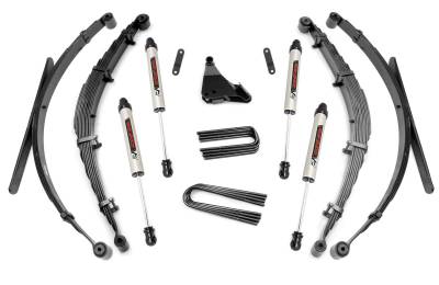 Rough Country Suspension Systems - Rough Country 50170 4" V2 Suspension Lift Kit for 99-04 Super Duty V10/Dsl 4WD