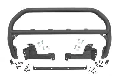 Rough Country Suspension Systems - Rough Country 51040 Black Front Bumper Nudge Bar for 21-25 Ford Bronco Sport