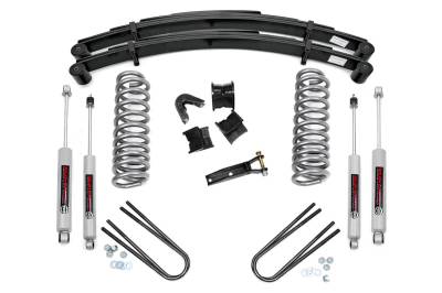 Rough Country Suspension Systems - Rough Country 530-70-7630 2.5" Lift Kit w/RR Springs for 70-76 Ford F100 4WD
