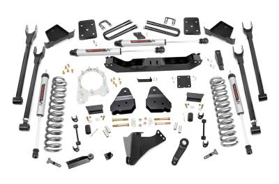 Rough Country Suspension Systems - Rough Country 56070 6" V2 4-Link Lift for 17-22 F250/F350 SD Diesel 4WD