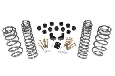 Rough Country Suspension Systems - Rough Country 647 3.75" Suspension Lift Kit Combo for 97-06 Wrangler TJ 4.0L 4WD