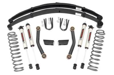 Rough Country Suspension Systems - Rough Country 630X70 3" Suspension Lift Kit for 84-01 Cherokee XJ w/RR Springs