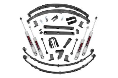 Rough Country Suspension Systems - Rough Country 620N2 4" Lift Kit for 87-95 Jeep Wrangler YJ w/Power Steering