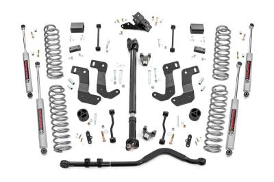 Rough Country Suspension Systems - Rough Country 69031 3.5" Lift Kit C/A Drop for 18-23 Wrangler JL Rubicon 4DR