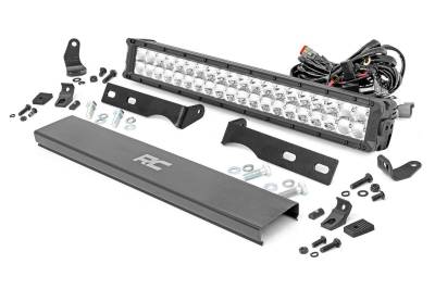 Rough Country Suspension Systems - Rough Country 70775 Bumper Mount 20" LED Light Bar Kit for 11-20 Grand C WK2