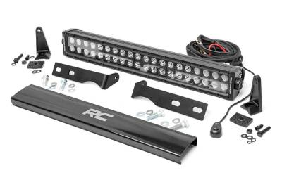 Rough Country Suspension Systems - Rough Country 70773 Bumper Mount 20" LED Light Bar Kit for 11-20 Grand C WK2