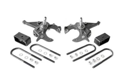 Rough Country Suspension Systems - Rough Country 2"/3" Suspension Lowering Kit 82-04 GM S-Series RWD 727