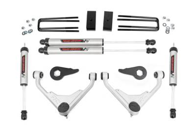 Rough Country Suspension Systems - Rough Country 859870 3" V2 Suspension Lift Kit for 01-10 Silverado/Sierra 2500HD
