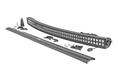 Rough Country Suspension Systems - Rough Country 72950BL Black Series 50" Dual Row LED Light Bar Each