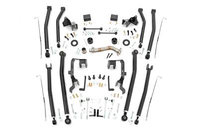 Rough Country Suspension Systems - Rough Country 78600U Long Arm Upgrade Kit 4"-6" Lift for 07-18 Jeep Wrangler JKU
