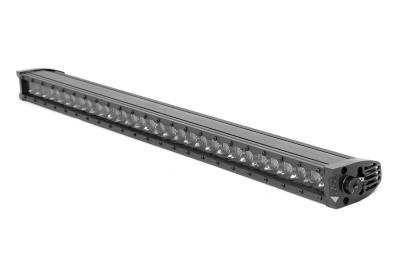 Rough Country Suspension Systems - Rough Country 70730BLDRL Black Series 30" Single Row DRL LED Light Bar Each