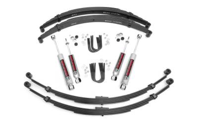 Rough Country Suspension Systems - Rough Country 82030 4" N3 Suspension Lift Kit 71-73 International Scout II 4WD