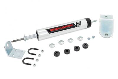 Rough Country Suspension Systems - Rough Country 8738770 V2 Single Steering Stabilizer 0-5" Lift for 94-02 RAM RWD