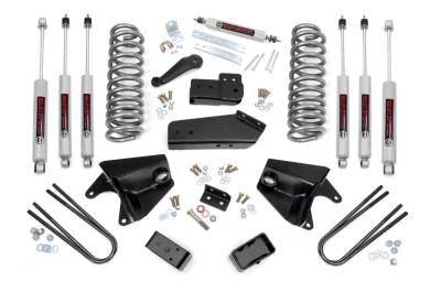 Rough Country Suspension Systems - Rough Country 46533 4" Suspension Lift Kit w/Shocks 80-96 Ford F150 4WD