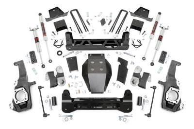 Rough Country Suspension Systems - Rough Country 10140 7" Suspension Lift Kit for 20-26 Silverado/Sierra 2500HD 4WD