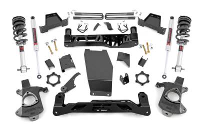 Rough Country Suspension Systems - Rough Country 6" Suspension Lift Kit 14-18 Silverado/Sierra 1500 4WD 22740