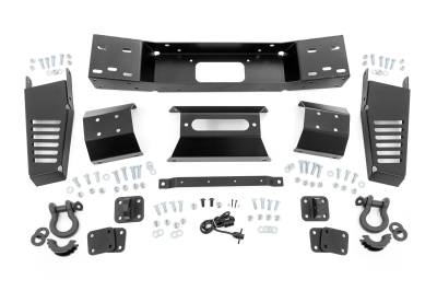 Rough Country Suspension Systems - Rough Country 72003 Front Hidden Winch Mount Kit for 22-26 Toyota Tundra