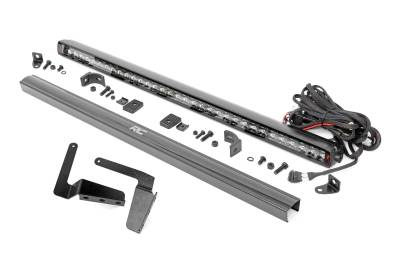 Rough Country Suspension Systems - Rough Country 80657 Bumper Mount 30" LED Light Bar Kit for 14-21 Toyota Tundra