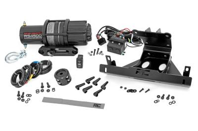 Rough Country Suspension Systems - Rough Country 92068 Front Winch Mount Kit w/Winch for Can-Am Maverick X3