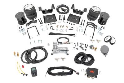 Rough Country Suspension Systems - Rough Country 100054WC Rear Air Spring w/Compressor for 07-18 Silv/Sierra 1500