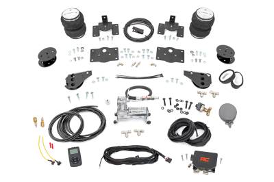 Rough Country Suspension Systems - Rough Country 100324WC 4" Rear Air Spring Kit +Compressor for 09-18 RAM 1500 4WD