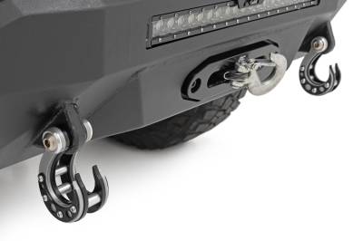 Rough Country Suspension Systems - Rough Country Universal Maui Tow Hooks Black Pair 99059