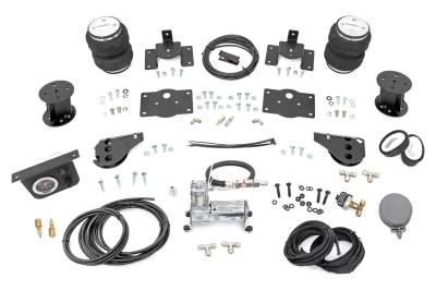 Rough Country Suspension Systems - Rough Country 100326C 6" Rear Air Spring Kit w/Compressor for 09-18 RAM 1500 4WD