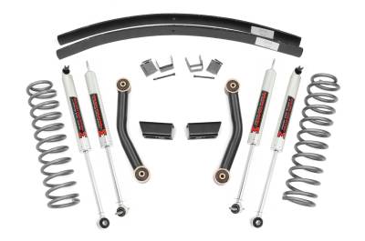 Rough Country Suspension Systems - Rough Country 67041 3" M1 Suspension Lift Kit for 84-01 Jeep Cherokee XJ