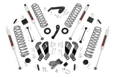 Rough Country Suspension Systems - Rough Country 69340 3.5" M1 Suspension Lift Kit for 07-18 Wrangler JK 2DR 4WD