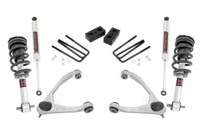 Rough Country Suspension Systems - Rough Country 19840 3.5" M1 Lift Kit 07-16 Silverado/Sierra 1500 RWD Cast Steel