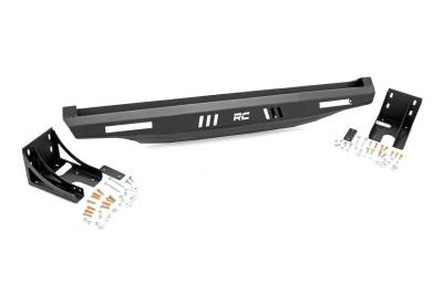 Rough Country Suspension Systems - Rough Country 93045 Rear UTV Bumper Black for Can-Am/Polaris