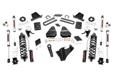 Rough Country Suspension Systems - Rough Country 56358 4.5" V2 C/O Lift Kit OVLD for 11-14 F250 SD Dsl 4WD