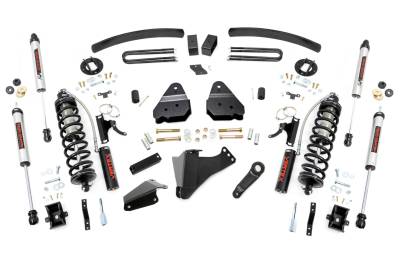 Rough Country Suspension Systems - Rough Country 59658 6" C/O V2 Coilover Lift Kit for 05-07 F250/F350 SD Gas 4WD