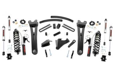 Rough Country Suspension Systems - Rough Country 53758 6" V2 Lift Kit w/Radius Arm for 05-07 Ford SD 4WD Gas