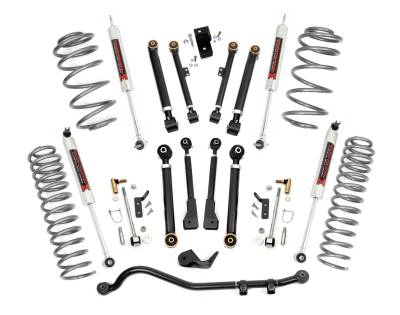 Rough Country Suspension Systems - Rough Country 61240 2.5" M1 Suspension Lift Kit for 97-06 Jeep Wrangler TJ 4WD