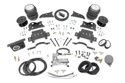 Rough Country Suspension Systems - Rough Country 10033AC Rear Air Spring Kit w/Compressor for 14-26 RAM 2500 4WD