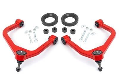 Rough Country Suspension Systems - Rough Country 1325RED 1.75" Forged UCA Leveling Kit for 19-26 Sierra 1500 AT4
