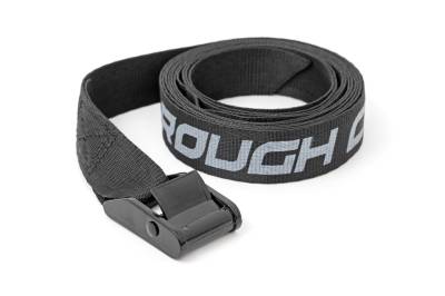 Rough Country Suspension Systems - Rough Country 117702A 1" x 9' Cam Lock Tie Down Strap Black EACH