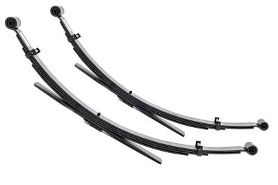 Rough Country Suspension Systems - Rough Country 8029Kit 4" Lift Rear Leaf Spring Kit for 80-96 F150/Bronco 4WD