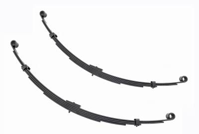 Rough Country Suspension Systems - Rough Country 8046Kit Rear Leaf Spring Kit for 4" Lift 71-80 Scout II 4WD