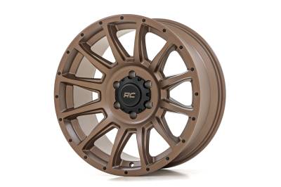 Rough Country Suspension Systems - Rough Country 90202412 90 Series Wheel 20x10 6x5.5 -25mm Bronze 1Pc