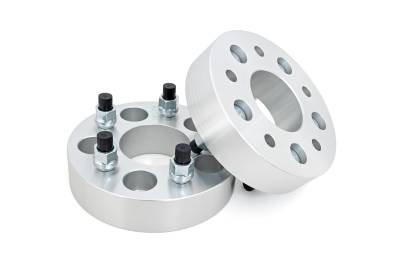 Rough Country Suspension Systems - Rough Country 10110 1.5" 5x4.5 Aluminum Wheel Spacers Pair for Epedition ADV-5