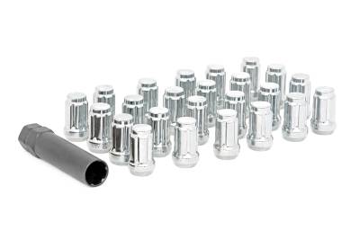 Rough Country Suspension Systems - Rough Country 212524CH Lug Nut Set M12x1.25 24 Qty Chrome