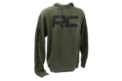 Rough Country Suspension Systems - Rough Country 94096MD RC Hoodie Medium Green