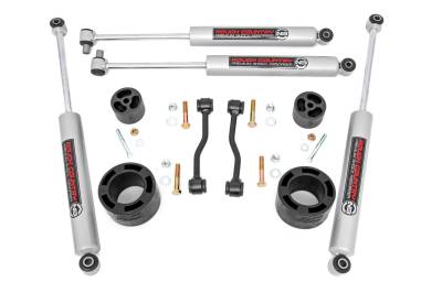 Rough Country Suspension Systems - Rough Country 61330 2.5" N3 Suspension Leveling Kit for 24-26 Gladiator JT 4WD