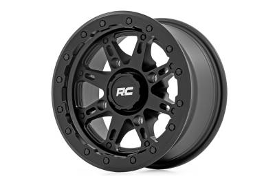 Rough Country Suspension Systems - Rough Country 94 Series Wheel 14x7 4x137 10mm Matte Black 94140733