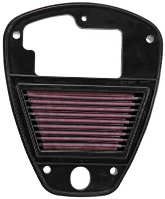 K&N - K&N KA-9006 High-Flow Replacement Air Filter for Kawasaki VN900 Vulcan