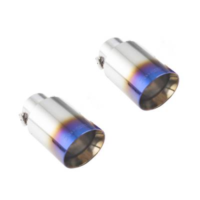 XFORCE - XFORCE ES-VWGTI-BLUETIP Exhaust Tail Pipe Tip for 09-26 Volkswagen GTI