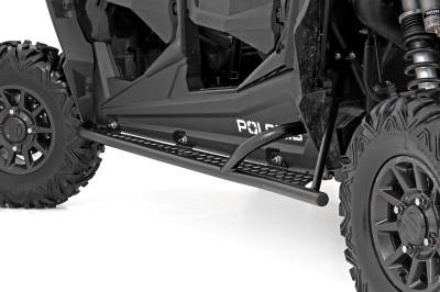 Rough Country Suspension Systems - Rough Country 93178 Tree Kicker Sliders Black for Polaris RZR XP 4 1000